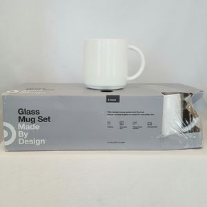 Made by Design Glass Mug Set of 6